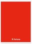 Fortuna Füzet vonalas FORTUNA Monocolor A/5 32 lapos 21-32 4-8. osztályos piros (01.02076)