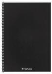 Fortuna Spirálfüzet vonalas FORTUNA Monocolor A/5 70 lapos fekete (01.02113) - robbitairodaszer