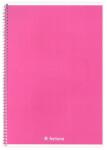Fortuna Spirálfüzet vonalas FORTUNA Monocolor A/5 70 lapos rózsaszín (01.02119) - robbitairodaszer