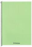 Fortuna Spirálfüzet vonalas FORTUNA Monocolor A/5 70 lapos pasztell zöld (01.02122) - robbitairodaszer