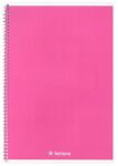 Fortuna Spirálfüzet vonalas FORTUNA Monocolor A/4 70 lapos rózsaszín (01.02136) - robbitairodaszer