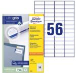 AVERY Etikett AVERY 3668 52, 5x21, 2mm univerzális 5600 címke/doboz 100 ív/doboz (3668) - robbitairodaszer