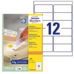 AVERY Etikett AVERY L4743REV-100 99, 1x42, 3 mm univerzális visszaszedhető 1200 címke/doboz 100 ív/doboz (L4743REV-100) - robbitairodaszer