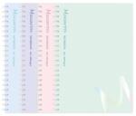 Deli Spirálfüzet vonalas DELI Macaron A/5 60 lapos pasztell színekben (DEN403-A5) - robbitairodaszer