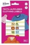 Avery Etikett AVERY 45 mm x 13 mm ruhacímke állatos 36 címke/csomag 2 íves (ETVET36A) - robbitairodaszer
