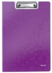 Leitz Felírótábla LEITZ Wow A/4 kemény műanyag fedeles lila (41990062) - robbitairodaszer