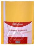 Fortuna Gyorsfűző FORTUNA műanyag sárga 25 darabos (02.00676) - robbitairodaszer