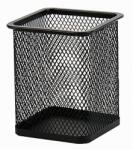  Írószertartó fémhálós szögletes fekete (20428) - robbitairodaszer
