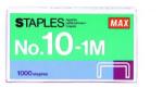 Max Tűzőkapocs MAX No. 10 1000 darabos (2M10-1) - robbitairodaszer