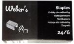 Weber s Tűzőkapocs WEBER`S 24/6 1000 darabos