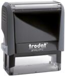 Trodat Bélyegző TRODAT Printy 4.0 4912 eco-fekete ház kék párna (4912F/K) - robbitairodaszer