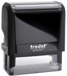 Trodat Bélyegző TRODAT Printy 4.0 4913 fekete ház piros párna (4913F/P) - robbitairodaszer