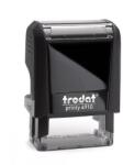 Trodat Bélyegző TRODAT Printy 4910 fekete ház kék párna (4910/FK K) - robbitairodaszer