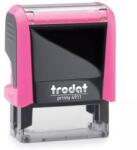 Trodat Bélyegző TRODAT Printy 4.0 4911 neon-rózsa ház kék párna (4911-NP-KE) - robbitairodaszer