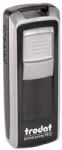 Trodat Bélyegző TRODAT Pocket Printy 9512 zseb ezüst ház fekete párna (9512E/F)