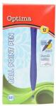 Optima Golyóstoll OPTIMA nyomógombos 521 kék (100910) - robbitairodaszer
