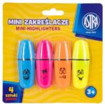 Astra Szövegkiemelő ASTRA mini 4 szín/bliszter (317122005) - robbitairodaszer