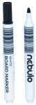 Nebulo Táblamarker NEBULO kerek fekete (WBM/TM-WB568-BLACK) - robbitairodaszer