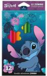 COOLPACK Színes ceruza COOLPACK Lilo és Stitch jumbo háromszögletű 12 darabos kék dobozos (R54816PTR) - robbitairodaszer