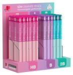 ICO Grafitceruza display ICO Süni háromszög HB, B, 2B light pasztell 184 darabos (9130047004) - robbitairodaszer