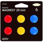 Grand Táblamágnes GRAND 20mm 6 darabos vegyes színű (130-1549)