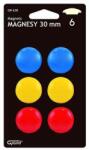 Grand Táblamágnes GRAND 30mm 6 darabos vegyes színű (130-1550) - robbitairodaszer