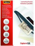 Fellowes Lamináló fólia FELLOWES 83x113 mm 125 mikron fényes 100/csom (5307101) - robbitairodaszer