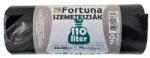 Fortuna Szemeteszsák FORTUNA 110L fekete 60x100 cm 10 darabos (12.01740) - robbitairodaszer