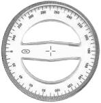  Szögmérő 360 fokos műanyag