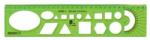 Optima Sablon vonalzó OPTIMA hajlékony zöld 30cm (53065) - robbitairodaszer