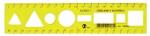 Optima Sablon vonalzó OPTIMA hajlékony sárga 20cm (53066) - robbitairodaszer