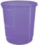 Esselte Papírkosár ESSELTE Colour Breeze 14 liter áttettsző levendula (628462) - robbitairodaszer