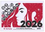 Vectraline Asztali naptár VECTRALINE TA23 álló fehér lapos holdfázissal 2027 (23.02004) - robbitairodaszer