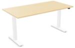Nowy Styl Íróasztal NOWYSTYL elektromosan állítható magasságú 1600x800 mm fehér T-lábas világos fenyő (WEUP009-00000288) - robbitairodaszer