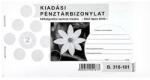  Nyomtatvány kiadási pénztárbizonylat költségvetési szervek részére fekvő 25x2 lapos - robbitairodaszer
