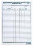  Nyomtatvány szigorú számadású nyomtatványok munkahelyi nyilvántartója A/4 1 lap (22885)