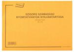  Nyomtatvány szigorú számadású nyilvántartó füzet A/4 25 lapos fekvő (62949) - robbitairodaszer