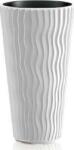 Prosperplast SANDY SLIM virágcserép fehér 39 cm (V31AC-CEN-66560) (V31AC-CEN-66560)