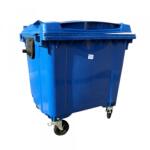 Szemetes konténer 1100 L kék színben (16374)
