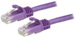 StarTech N6PATC150CMPL hálózati kábel Lila 1, 5 M Cat6 U/UTP (UTP) (N6PATC150CMPL) - easy-shop