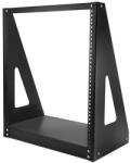 StarTech StarTech. com 2POSTRACK12 állvány 12U Szabadonálló állvány Fekete (2POSTRACK12)