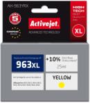 ActiveJet Tintapatron, ActiveJet, HP 963XL 3JA29AE, 1760 oldal, sárga