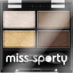 Miss Sporty Szemhéjpúder paletta Miss Sporty Studio Color Quattro, 413 Golden Eye, 5 g