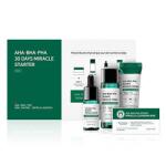 Some By Mi csomag, akne kezelésére, Szappan 30 g, Tonizáló oldat 30 ml, Szérum 10 ml, Krém 20 gr