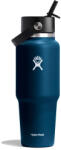 Hydro Flask 32 OZ Wide Flex Straw Travel Bottle Indigo Hőtartó kulacs