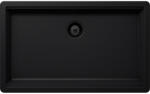 SCHOCK Schock Greenwich N-100XL konyhai mosogatótálca 750 x 456 mm Cristadur Puro, intenzív fekete és szűrőkosár, túlfolyó takaró Puro (SETGN100XLPUPVPUR)