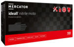 Mercator Medical Ideall Moto vastagított, hosszított, polimerizált és textúrált púdermentes nitril védőkesztyű fekete 100db (RD30187005)