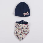 NEW BABY Baba sapka és babasál New Baby Missy kék - pindurka