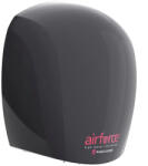 World Dryer Airforce antibakteriális kézszárító - alumínium, fekete 1100W (J48-162)