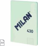 MILAN ragasztott A4-es, vonalas papírral, zöld szín (MI57242G48GR)